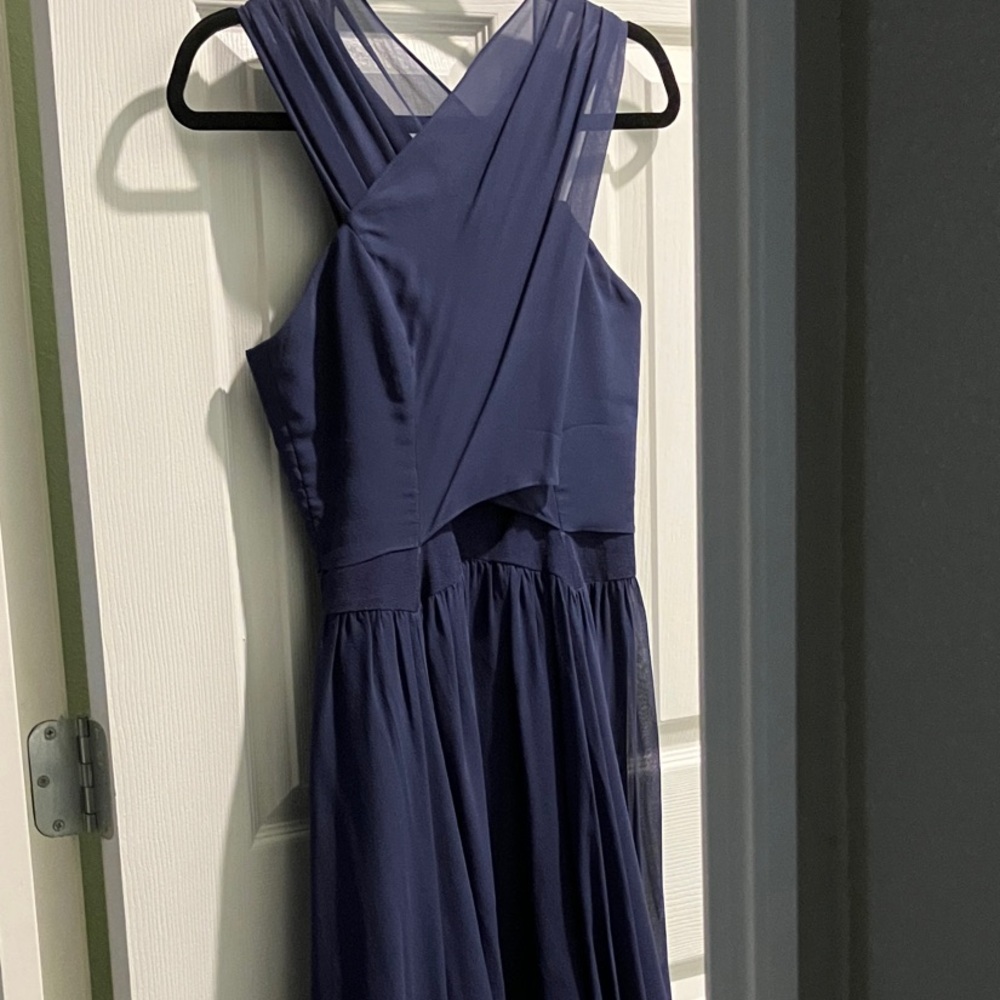 Reiss Navy Knee Length Dress
